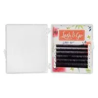 Омбре ресницы Lash&Go (Лэш гоу) микс Розовый 6 линий