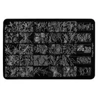 Трафарет для стемпинга металлический, 9,5x14,5см IRISK NEW (001 Finger Angel XL-08)