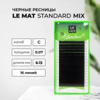 Ресницы "Standard" черные микс 16 линий