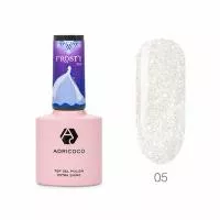 Закрепитель хамелеон для гель-лака  Frosty Top №05 со светоотражающими частицами, ADRICOCO, 8 мл