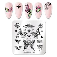Nicole Diary, Пластина для стемпинга 6*6 см 49303 ND-165, 1 шт