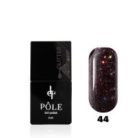 Гель-лак POLE - Glitter №44 - блестящая слива (8 мл.)